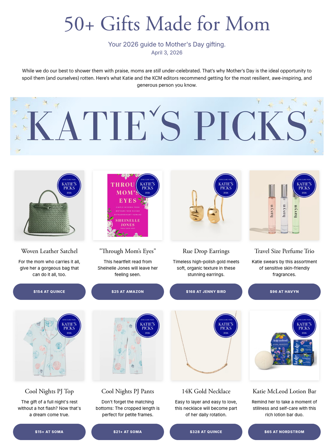 Havyn Perfume: 50+ Gifts Made for Mom - Katie Couric's Picks